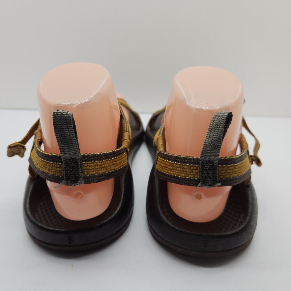Chaco Classic Sandals Womens Size 6 Brown Gold Z1 Strap Slide - Picture 5 of 7